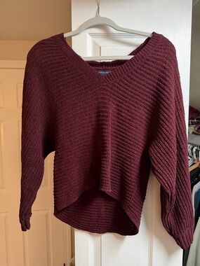 American Eagle Sweater- Burgundy